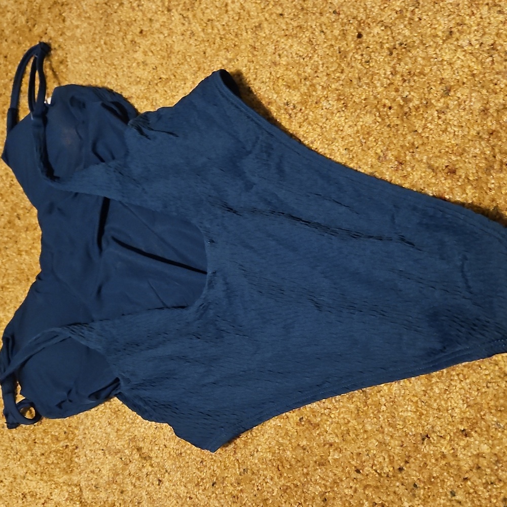 Aerie Womens Deep Blue Swimsuit - Picture 4 of 4